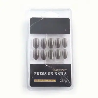 Salon Quality Cat Eye Press On Nails (set Of 24 Nails)