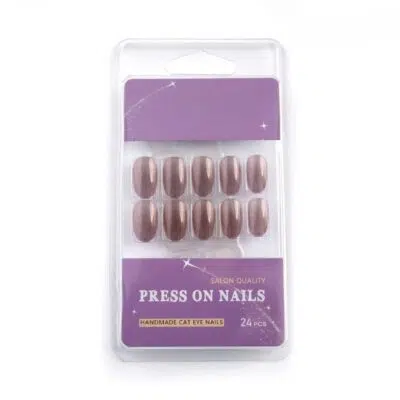 Salon Quality Cat Eye Press On Nails (set Of 24 Nails)