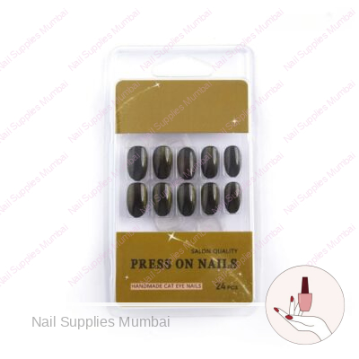 Salon Quality Cat Eye Press On Nails (set Of 24 Nails)