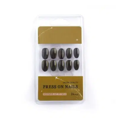 Salon Quality Cat Eye Press On Nails (set Of 24 Nails)