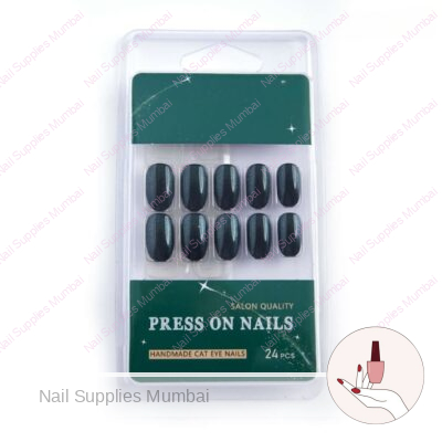 Salon Quality Cat Eye Press On Nails (set Of 24 Nails)