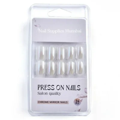 Pearl White Salon Quality Press On Nails (set Of 24 Nails)