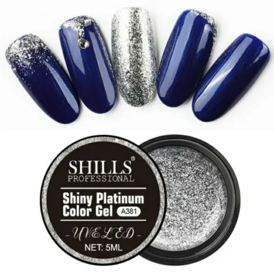 Shills Professional Shiny Platinum Color Painting Gel - A381 (5ml)