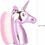 Pink Unicorn Puffy Dusting Brush