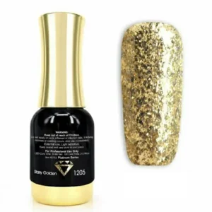 Venalisa Platinum Glitter Gel Nail Polish (starry Golden) (12ml)
