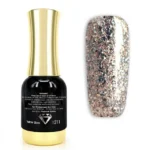Venalisa Platinum Glitter Gel Nail Polish (Yellow Silver) (12ml)