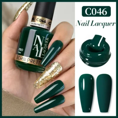 Born Pretty Nail Lacquer (15ml) Medium Jungle Green