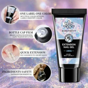 Born Pretty Nude Nail Extension Poly Gel Ab03 (30ml)