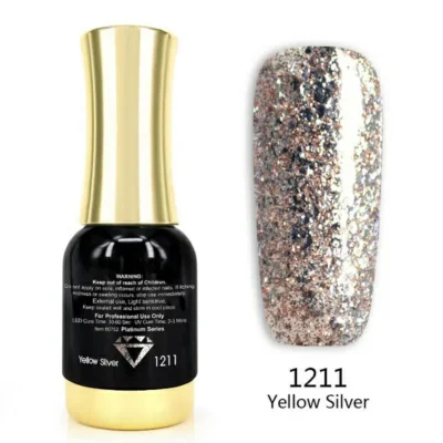 Venalisa Platinum Series Yellow Silver Gel Polish (12ml)