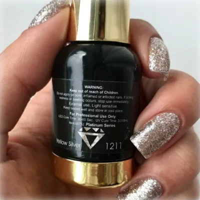 Venalisa Platinum Series Yellow Silver Gel Polish (12ml)