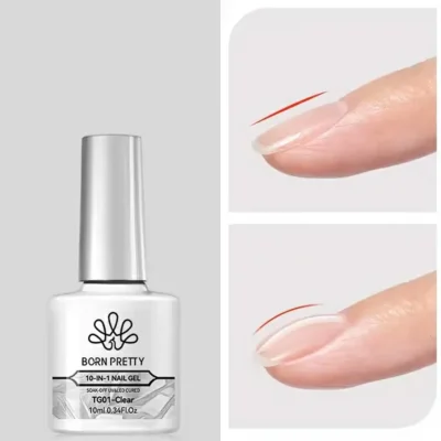 Born Pretty Silky White Series 10 In 1 Nail Glue Gel (10ml)