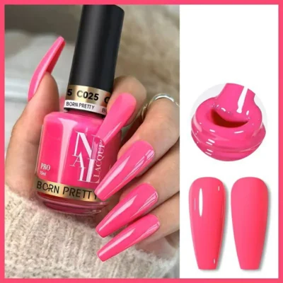 Born Pretty Nail Lacquer (15ml) Brink Pink