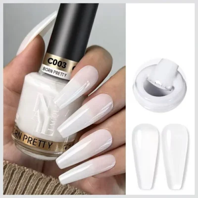 Born Pretty Nail Lacquer (15ml) Jelly White