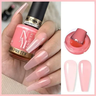 Born Pretty Nail Lacquer (15ml) Jelly Baby Pink