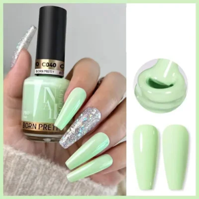 Born Pretty Nail Lacquer (15ml) Tea Green