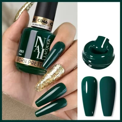 Born Pretty Nail Lacquer (15ml) Medium Jungle Green