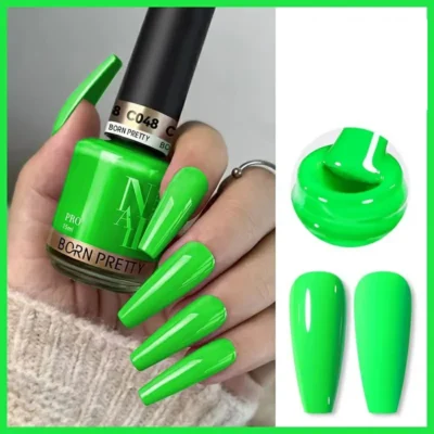 Born Pretty Nail Lacquer (15ml) Dark Pastel Green