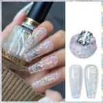 Born Pretty Nail Lacquer (15ml) Transparent Chunky Glitter