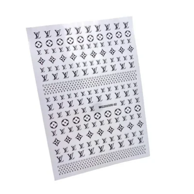 Brand Nail Art Sticker Sheets (mg200508-02)