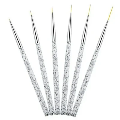 Fine Nail Art Liner Brushes (set Of 6)