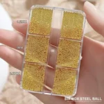 Gold Caviar Beads Grid