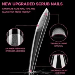 Long Coffin Soft Gel Nail Tips (600 Pcs Box)