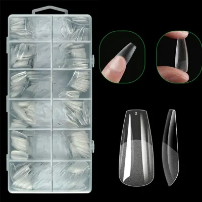 Medium Coffin Soft Gel Nail Tips (600 Pcs Box)