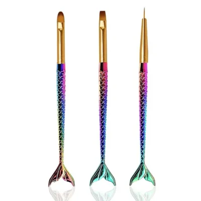 Mermaid Gel And Fine Brush (set Of 3)