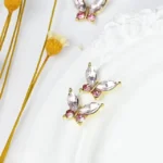 Pink Butterfly Nail Charms (Set Of 2 Pcs)