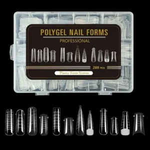 Polygel Nail Dual Forms Set (288 Pcs)