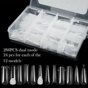 Polygel Nail Dual Forms Set (288 Pcs)
