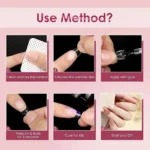 Short Oval Half Cover Soft Gel Nail Tips (600 Pcs Box)