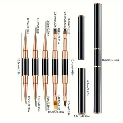 Venalisa 5 In 1 Nail Art Brush Set