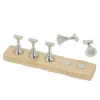 Wooden Base Magnetic Nail Display Stand