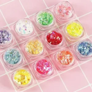 Aurora Flakes Box (set Of 12 Colors)