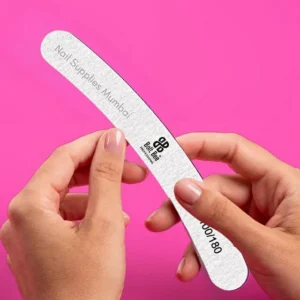 Bolt Bee Banana Shaped Nail Filer (100/180 Grit)