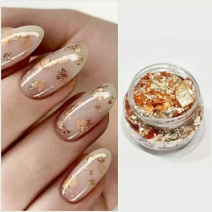 Copper Or Bronze Foil Flakes Jar (1gm)