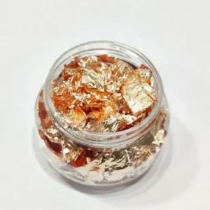 Copper Or Bronze Foil Flakes Jar (1gm)