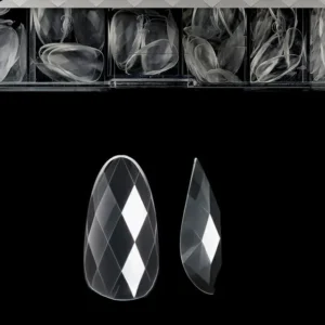 Medium Oval Diamond Soft Gel Nail Tips (box Of 120 Pcs)