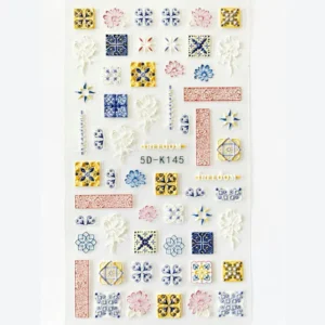 Bohemian 5d Nail Sticker Sheet (5d-k145)