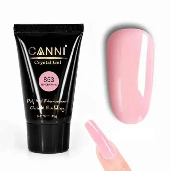 Canni Poly Gel Quick Building Natural Nail Extension Gel (45g)