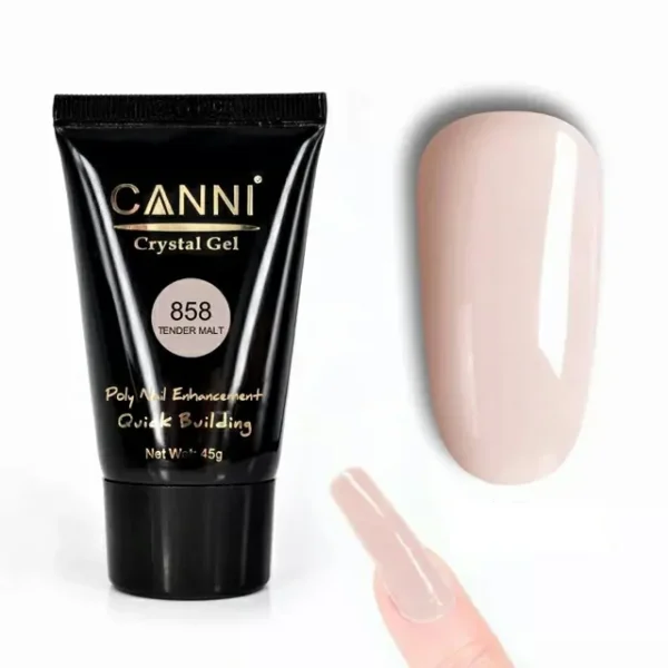 Canni Poly Gel Quick Building Natural Nail Extension Gel (45g)