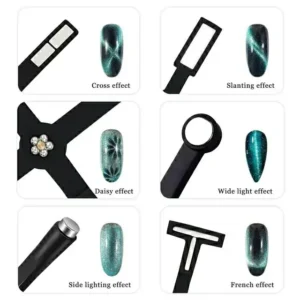 Nail Art Cat Eyes 6 In 1 Magnet