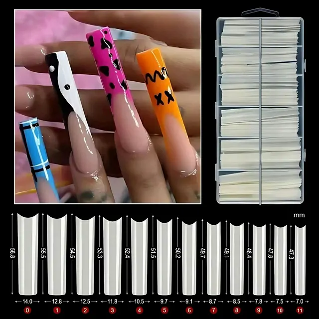 3xl Extra Long Square Half Cover Soft Gel Nail Tips (box Of 240 Pcs) 3xl Extra Long Square Half Cover Soft Gel Nail Tips (box Of 240 Pcs)