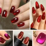 Born Pretty Red Cat Eye Gel Nail Polish T064 (15ml)