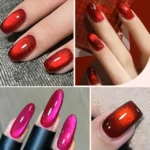 Born Pretty Red Cat Eye Gel Nail Polish T064 (15ml)