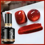 Born Pretty Red Cat Eye Gel Nail Polish T064 (15ml)