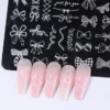 Bows Ribbons And Text Big Stamping Plate
