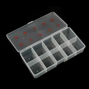 Empty Numbered Nail Tips Box (capacity 500 Tips)