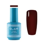 Glam Gel Nail Polish - Dark Mahagony Brown (15ml)